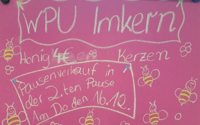 Pausenverkauf der Schulimkerei