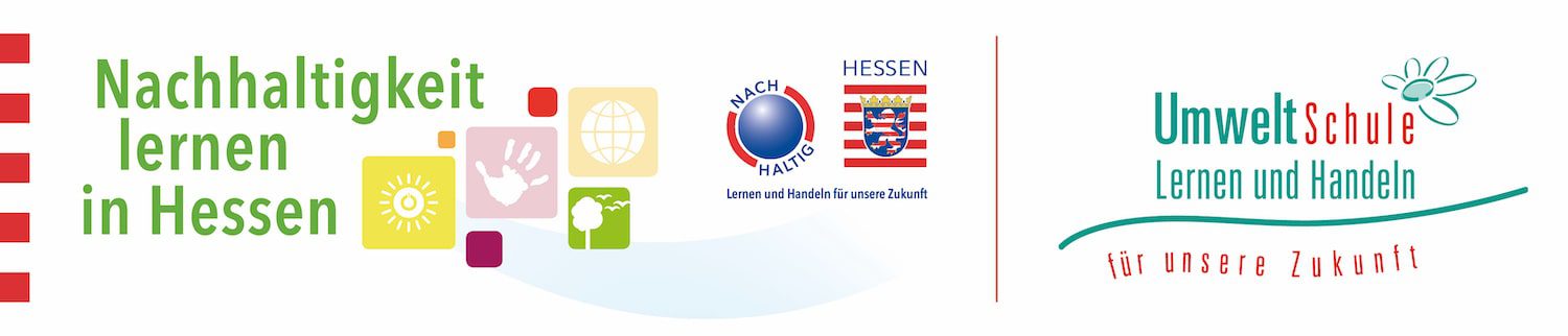 Banner für die Umweltschule Hessen